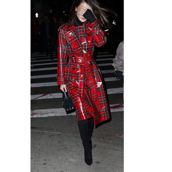 Burberry Jackets & Blazers - NWT Burberry Eastheath Patent Wool Trench Coat